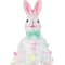 Mr. Cottontail White 8" Ceramic Easter Bunny Tree